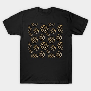 Black Circles with Golden Stripes T-Shirt